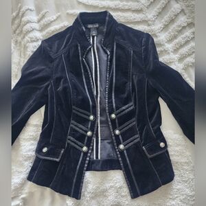 White House Black Market velvetly blazer size 4